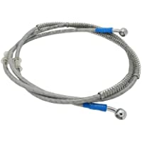 1500 mm 150 cm motocicleta reforzada aceite de freno hidráulico manguera línea de tubería de acero inoxidable trenzado…
